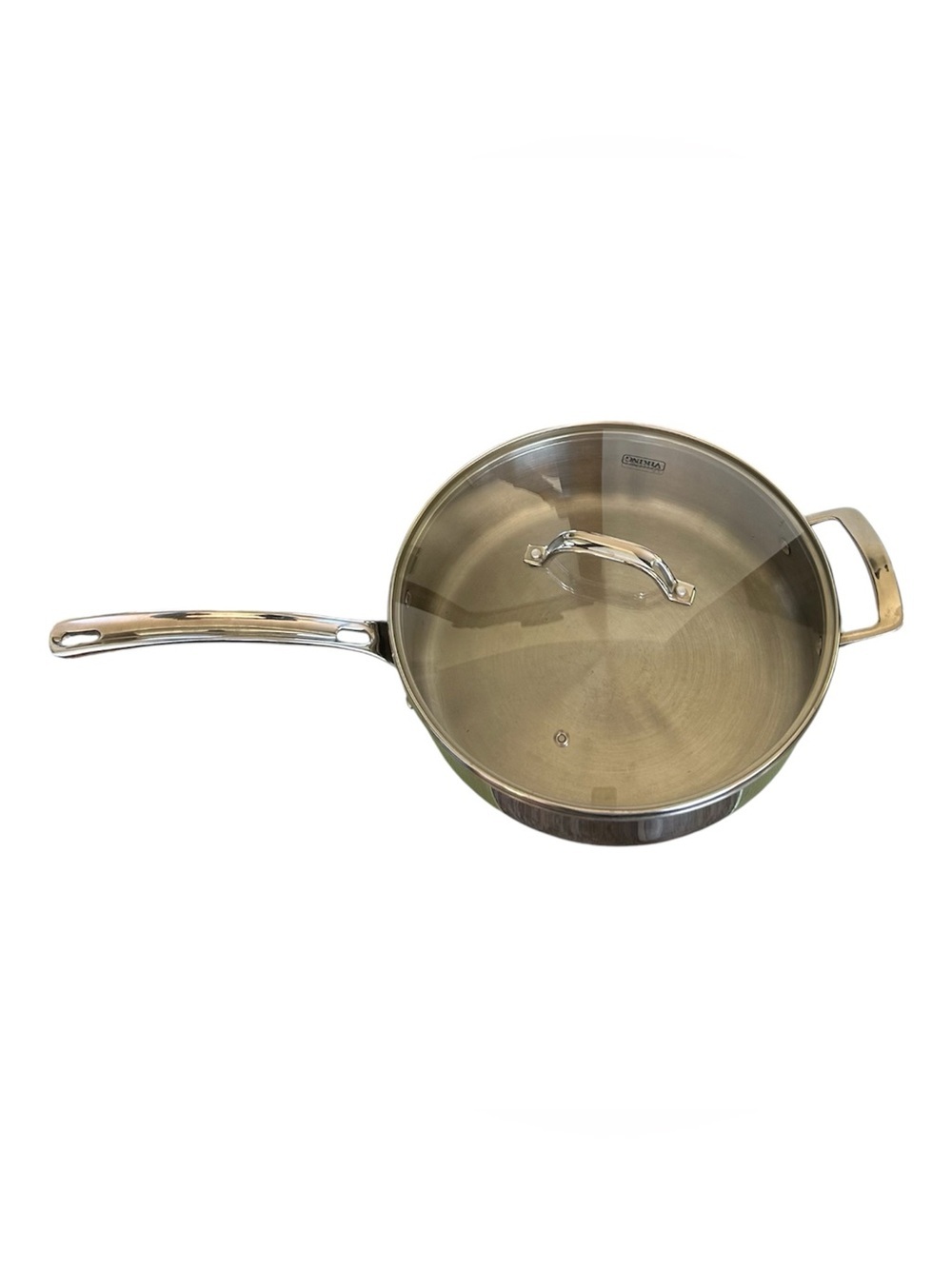 Viking 3-Ply Stainless Steel Frying Pan 5.25 Qt Induction Dishwasher Safe